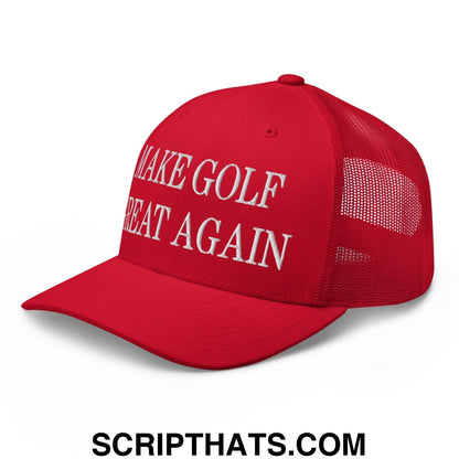Make Golf Great Again Embroidered Mesh Trucker Hat