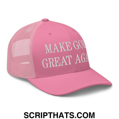 Make Golf Great Again Embroidered Mesh Trucker Hat