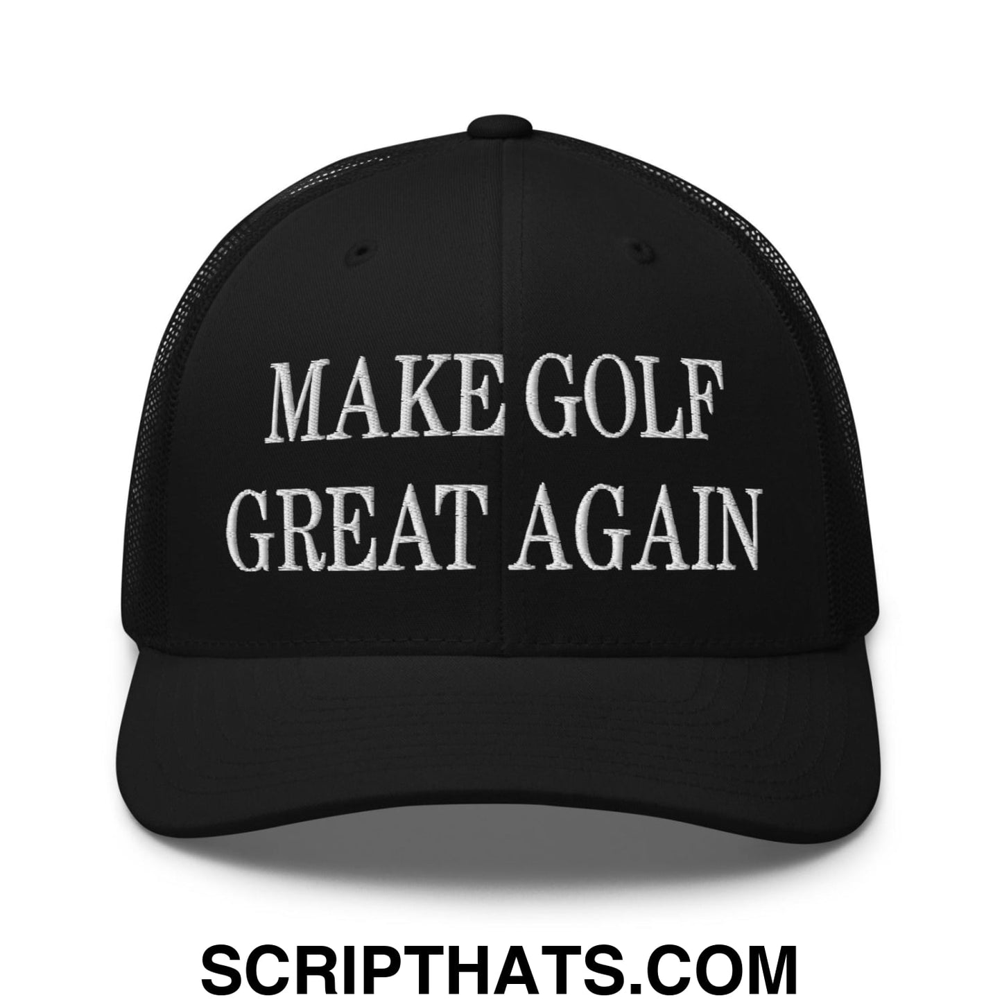 Make Golf Great Again Embroidered Mesh Trucker Hat