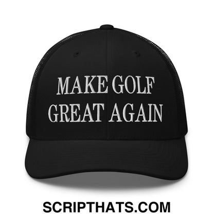 Make Golf Great Again Embroidered Mesh Trucker Hat