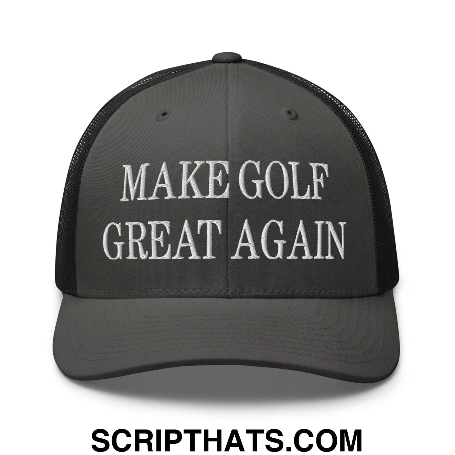 Make Golf Great Again Embroidered Mesh Trucker Hat