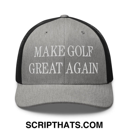 Make Golf Great Again Embroidered Mesh Trucker Hat