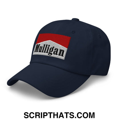 Mulligan Cigarette Red Embroidered Unstructured Golf Dad Hat