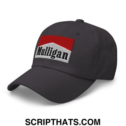 Mulligan Cigarette Red Embroidered Unstructured Golf Dad Hat