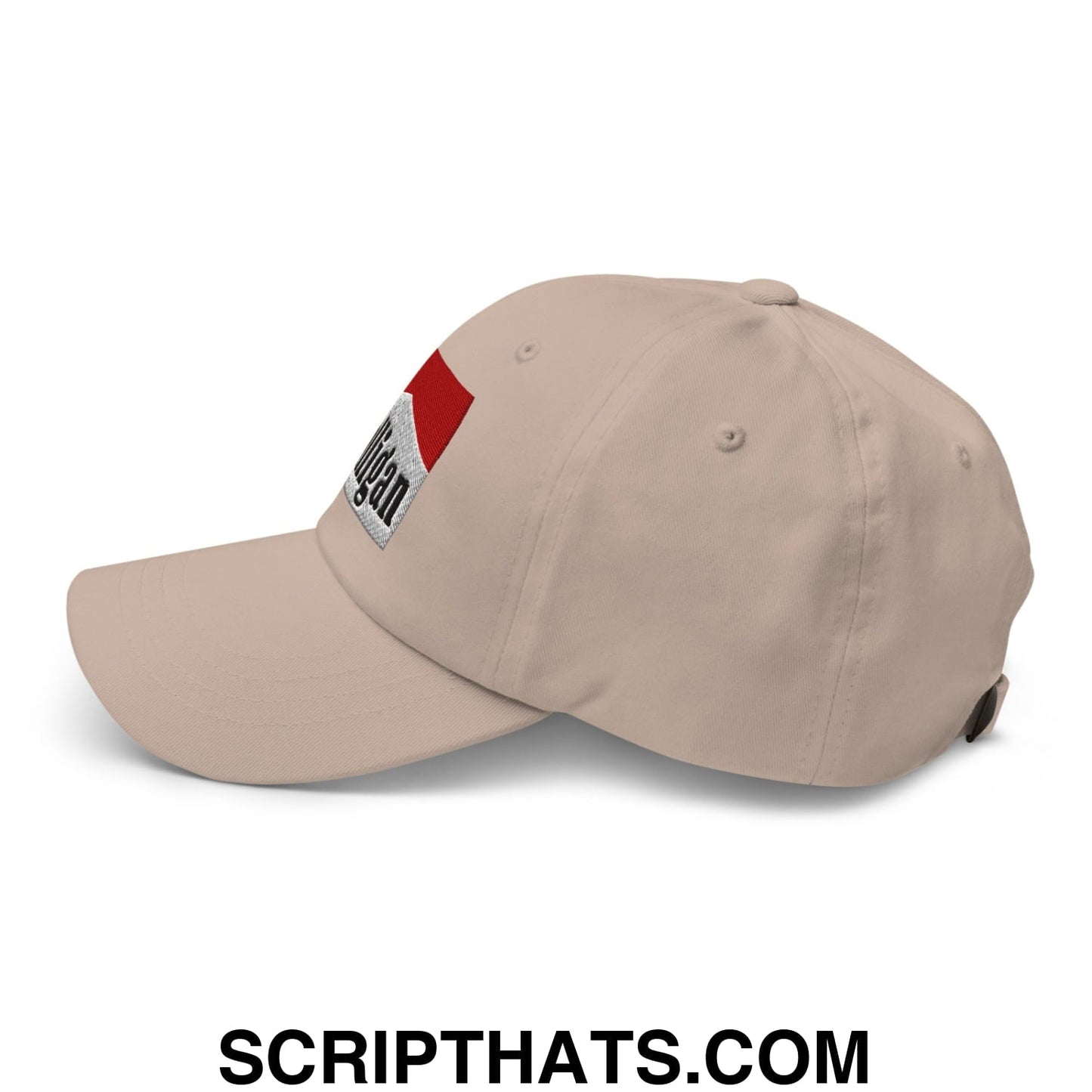 Mulligan Cigarette Red Embroidered Unstructured Golf Dad Hat