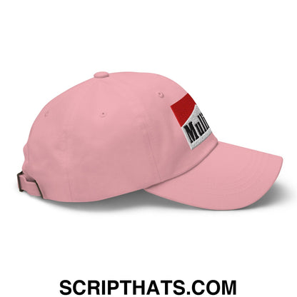 Mulligan Cigarette Red Embroidered Unstructured Golf Dad Hat