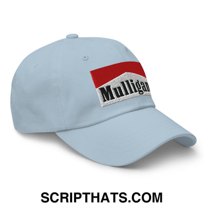 Mulligan Cigarette Red Embroidered Unstructured Golf Dad Hat