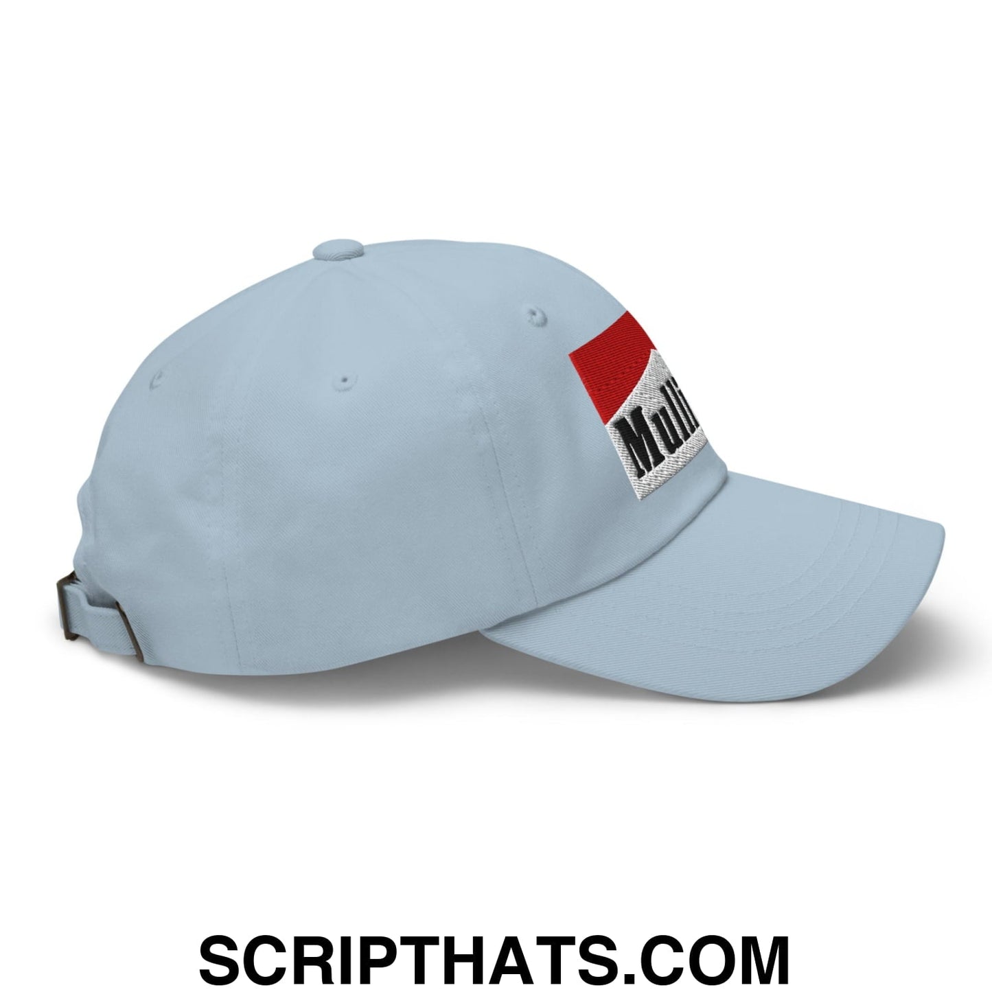 Mulligan Cigarette Red Embroidered Unstructured Golf Dad Hat