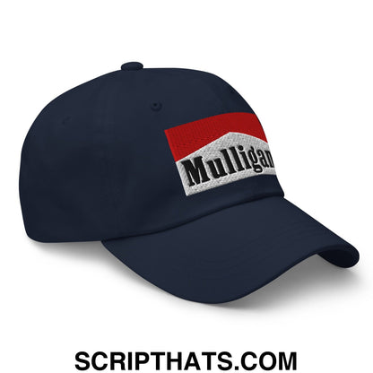 Mulligan Cigarette Red Embroidered Unstructured Golf Dad Hat