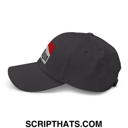 Mulligan Cigarette Red Embroidered Unstructured Golf Dad Hat