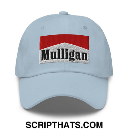 Mulligan Cigarette Red Embroidered Unstructured Golf Dad Hat