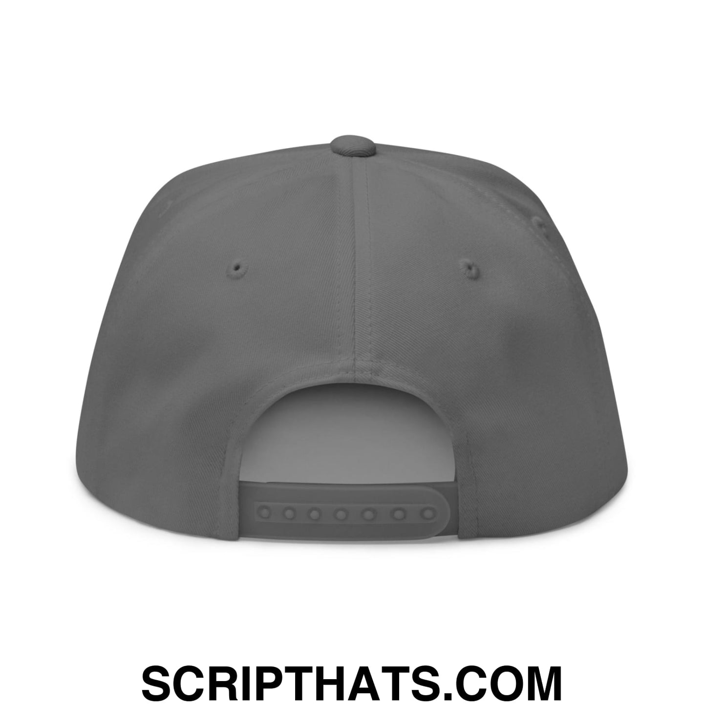 Mulligan Cigarette Red Flat Brim Bill 5 Panel Golf Snapback Hat