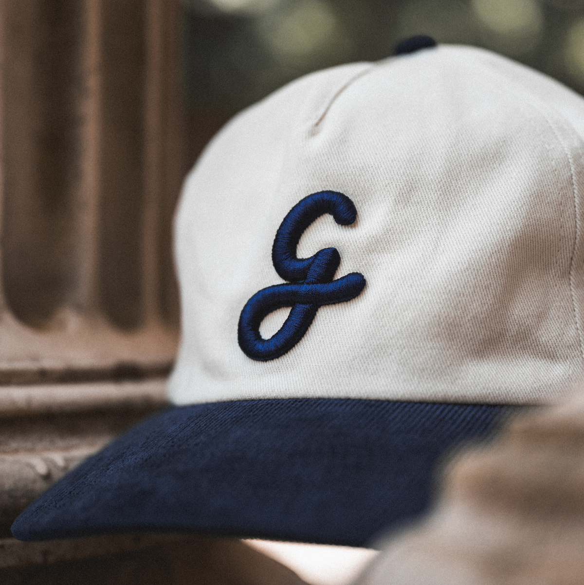 Ruth Cord Hat - Navy