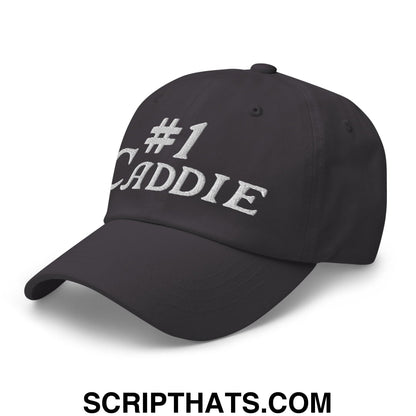 Number 1 Caddie Embroidered Unstructured Golf Dad Hat