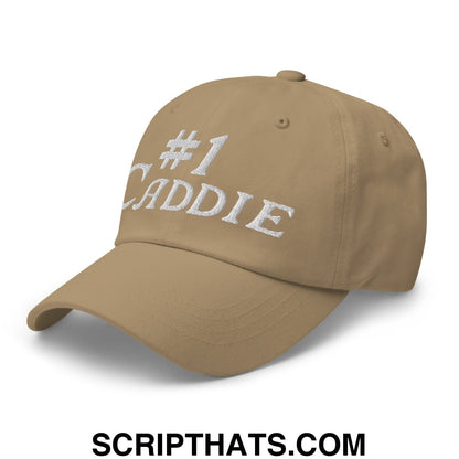 Number 1 Caddie Embroidered Unstructured Golf Dad Hat