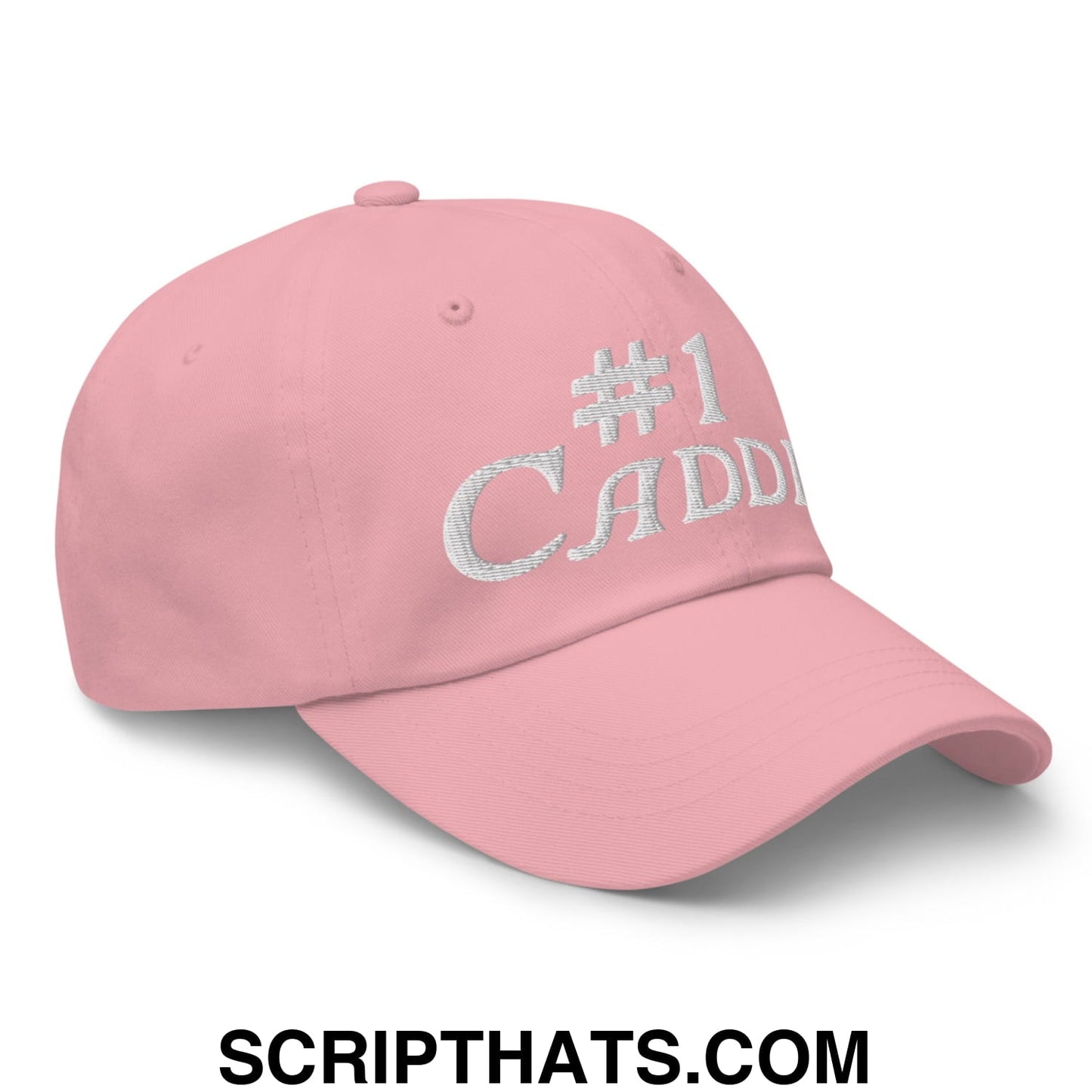 Number 1 Caddie Embroidered Unstructured Golf Dad Hat