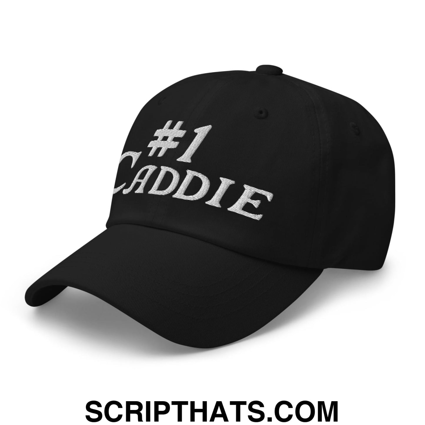 Number 1 Caddie Embroidered Unstructured Golf Dad Hat