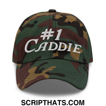 Number 1 Caddie Embroidered Unstructured Golf Dad Hat