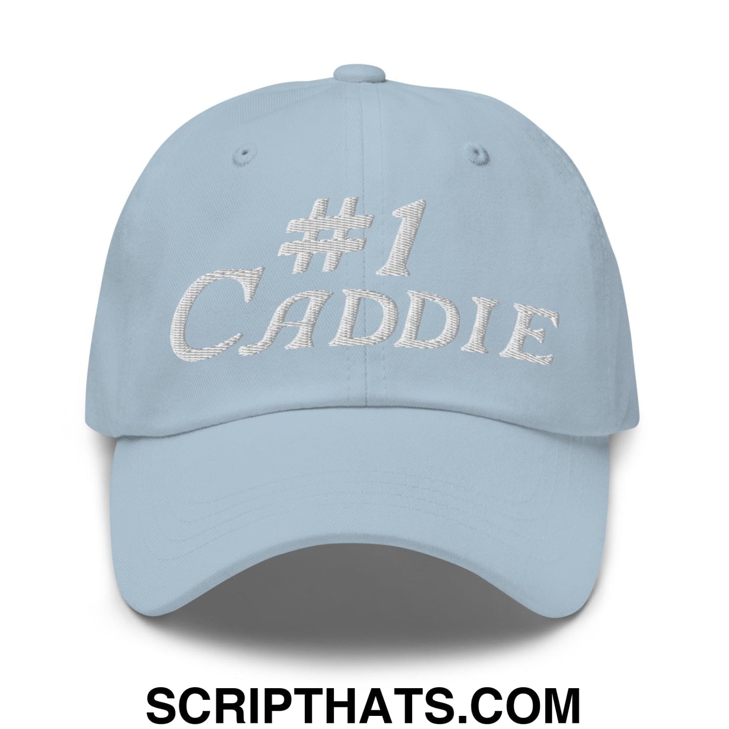 Number 1 Caddie Embroidered Unstructured Golf Dad Hat