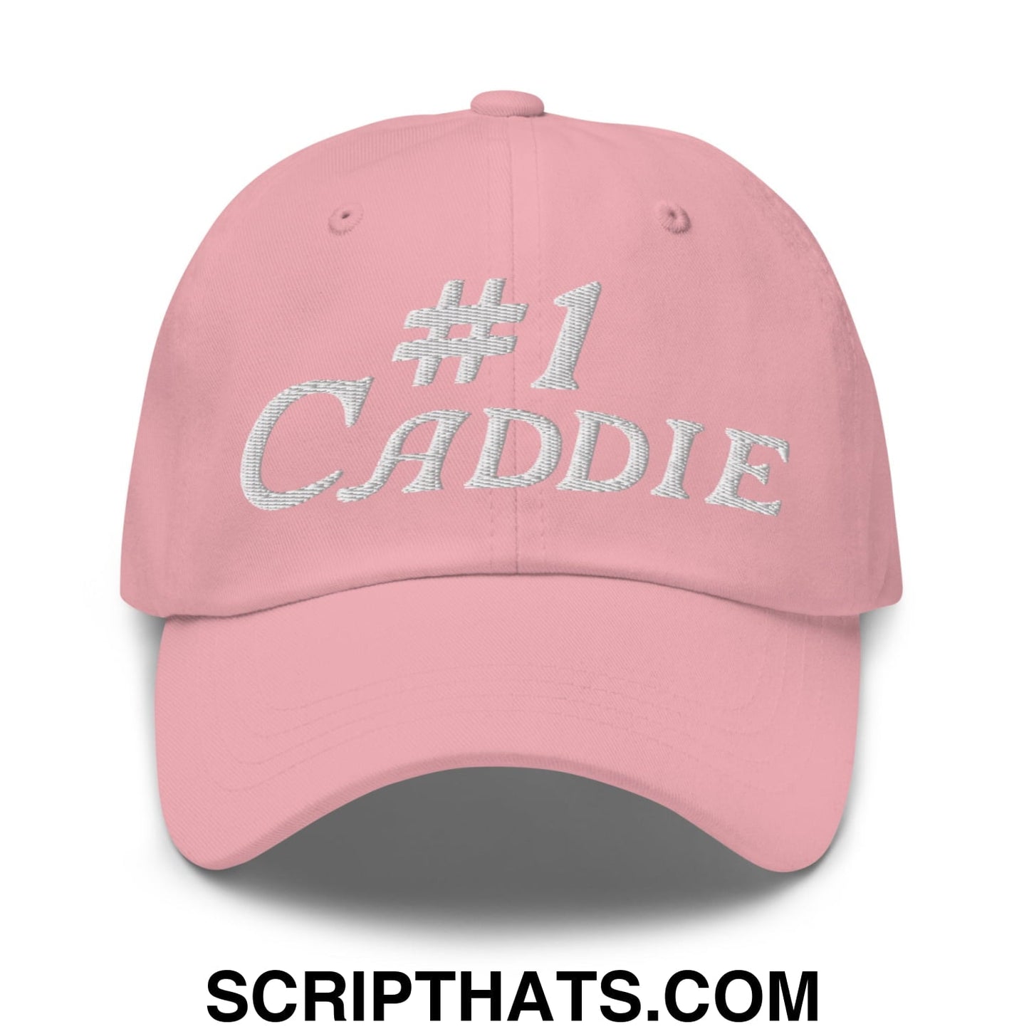 Number 1 Caddie Embroidered Unstructured Golf Dad Hat
