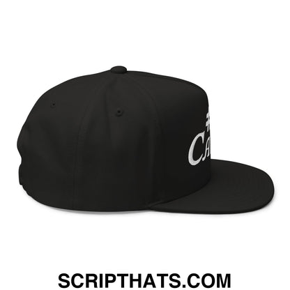 Number 1 Caddie Flat Brim Bill 5 Panel Golf Snapback Hat