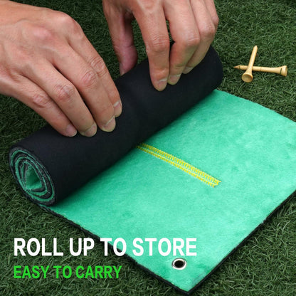 GAIARENA Golf Hitting Mat Swing Path Feedback Outdoor Training Mat Accessories