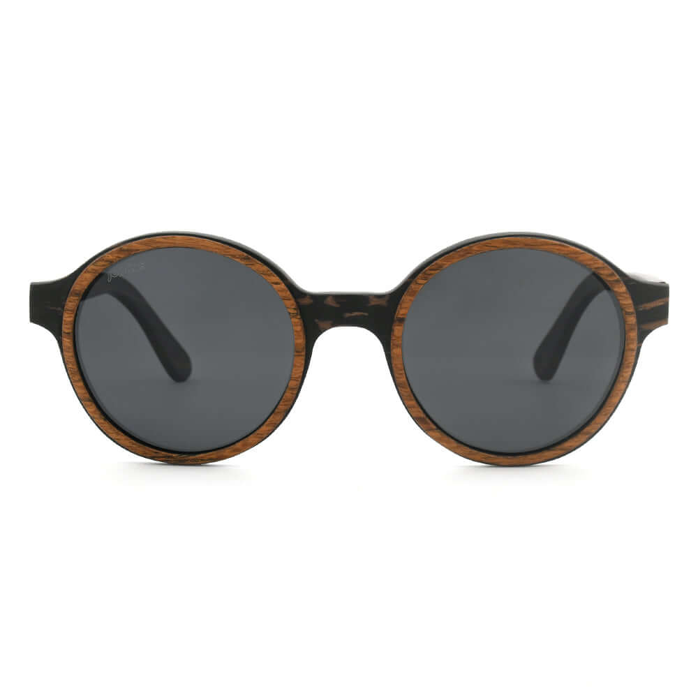 Pepe – Iconic Round Wood Sunglasses