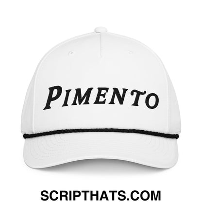 Pimento Embroidered Golf Rope Hat