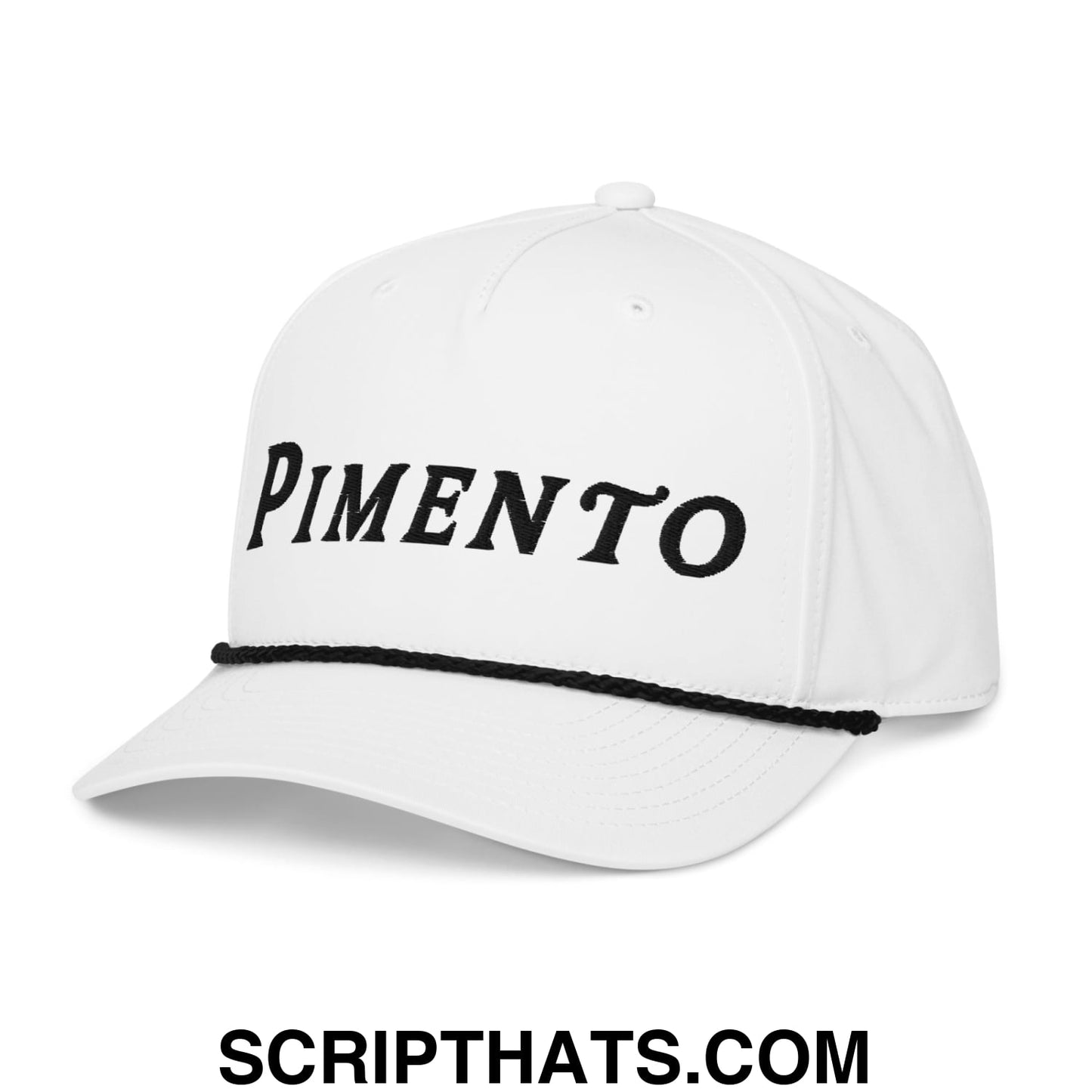 Pimento Embroidered Golf Rope Hat