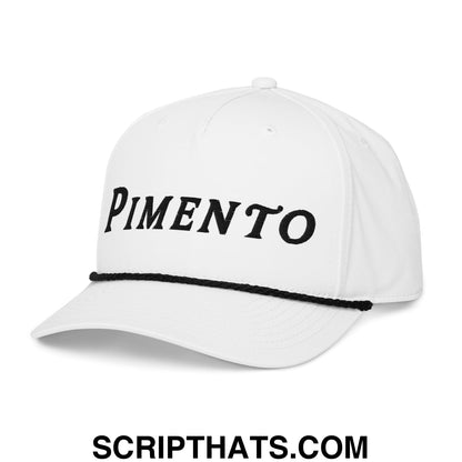 Pimento Embroidered Golf Rope Hat