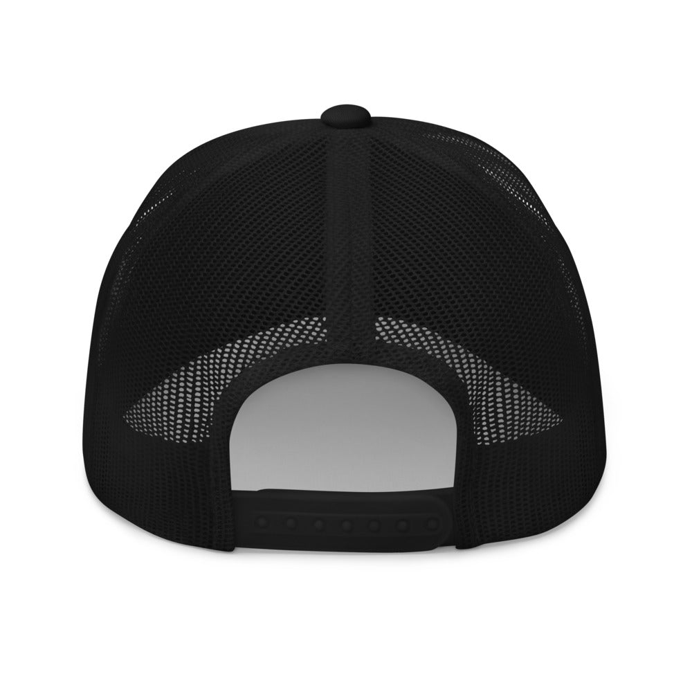 Curve Logo Trucker Cap - Blue Logo
