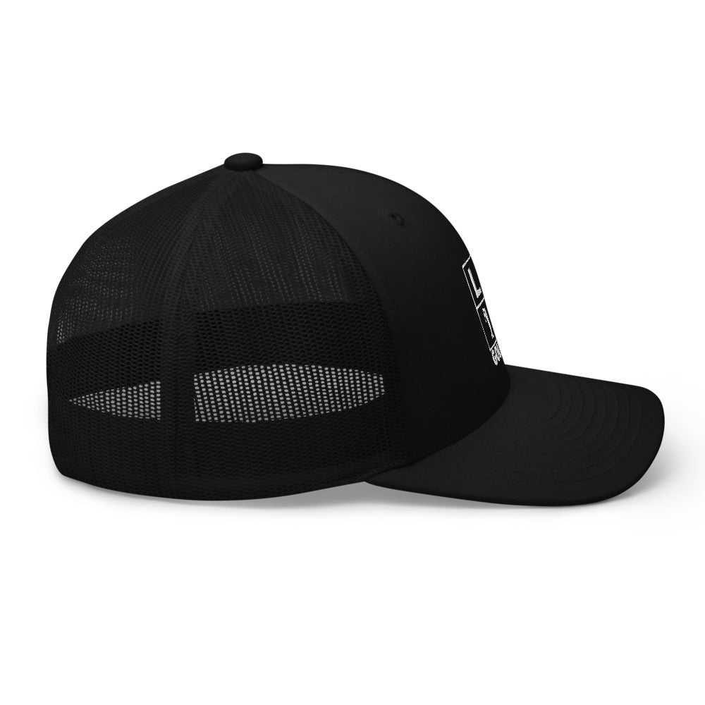 Four Box Logo Trucker Cap - White Logo