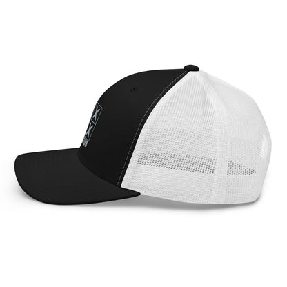 Four Box Logo Trucker Cap - Gray Logo