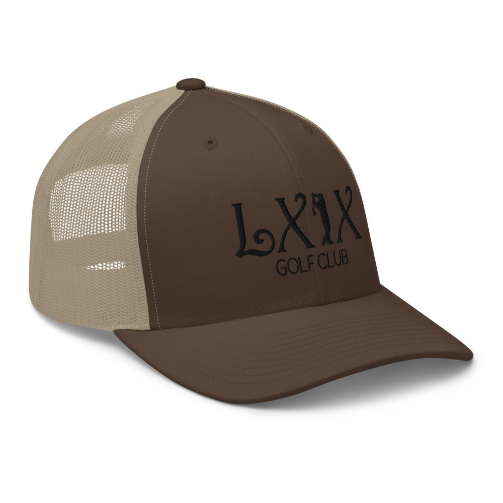Curve Logo Trucker Cap - Black Logo