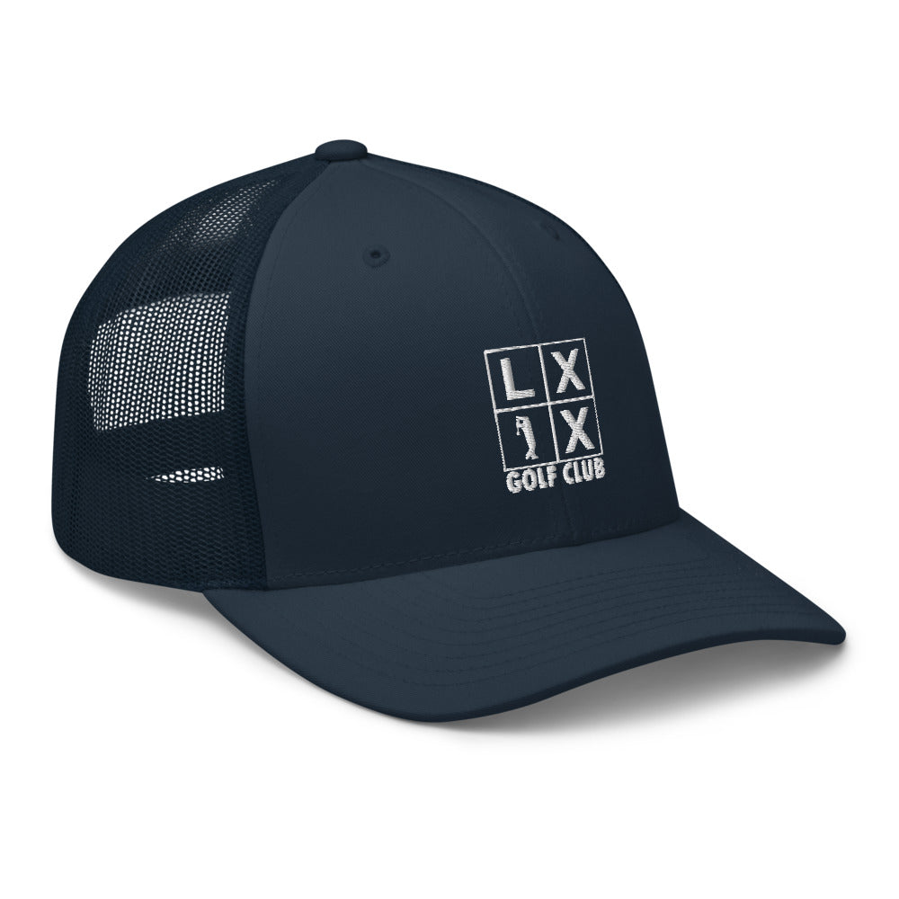 Four Box Logo Trucker Cap - White Logo