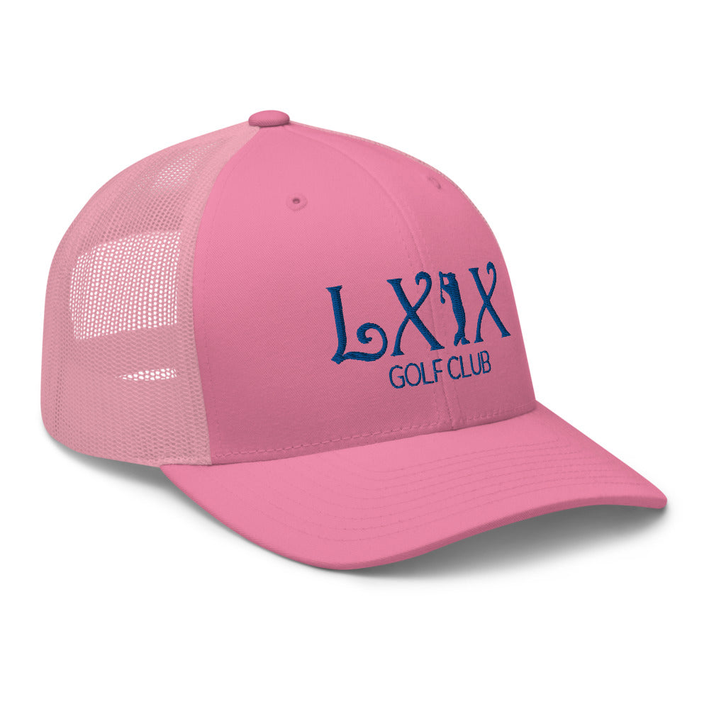 Curve Logo Trucker Cap - Blue Logo