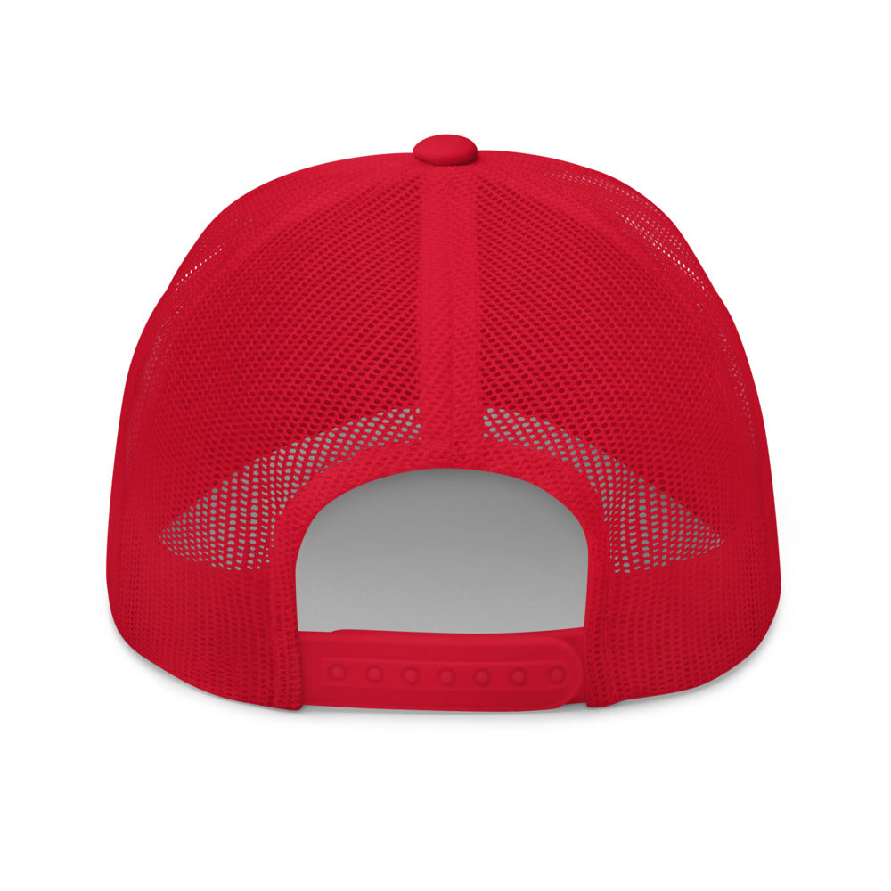 Curve Logo Trucker Cap - Blue Logo