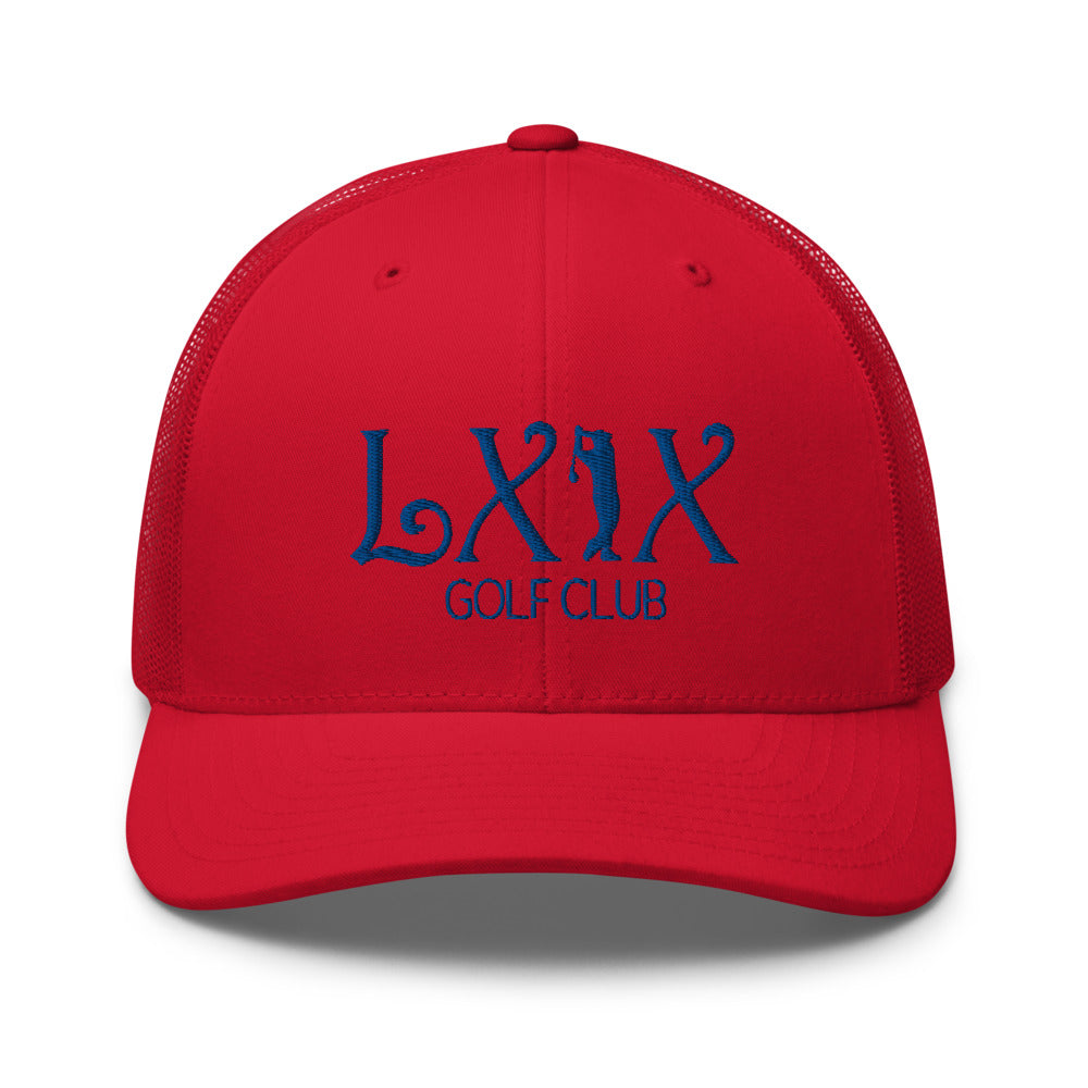 Curve Logo Trucker Cap - Blue Logo