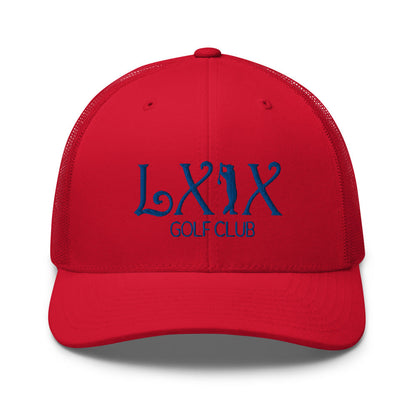 Curve Logo Trucker Cap - Blue Logo