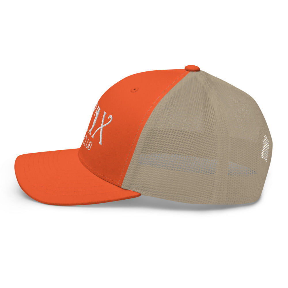 Curve Logo Trucker Cap - White Logo