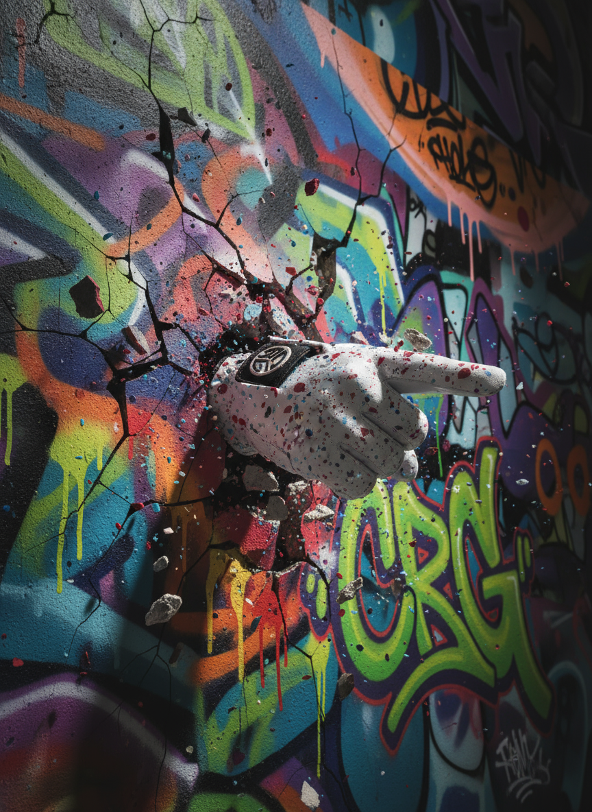 Splatter CRG Golf Glove – Limited Drop| Premium Leather