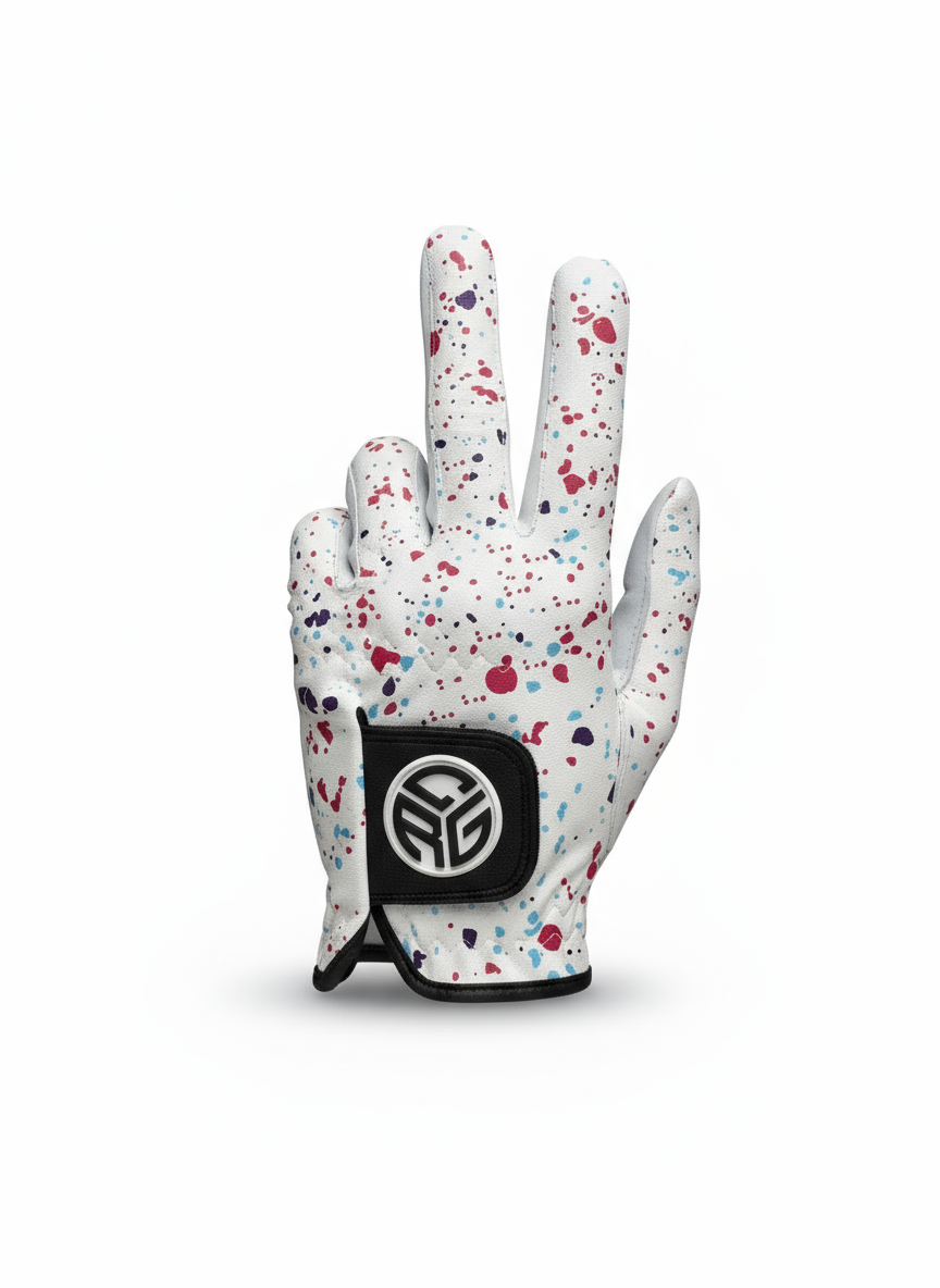 Splatter CRG Golf Glove – Limited Drop| Premium Leather