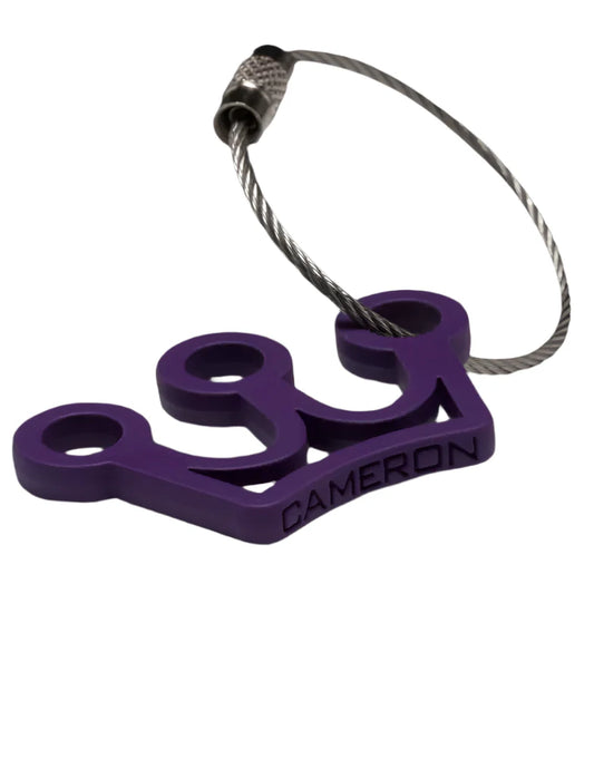Scotty Cameron 2023 Mini Crown Soft Touch SC Purple Key Fob