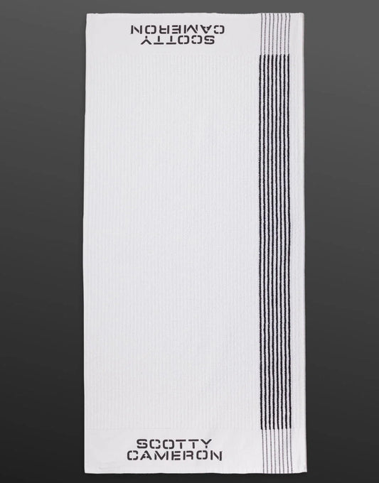 Scotty Cameron 2024 US Open Vintage Caddy Golf Towel White/Black
