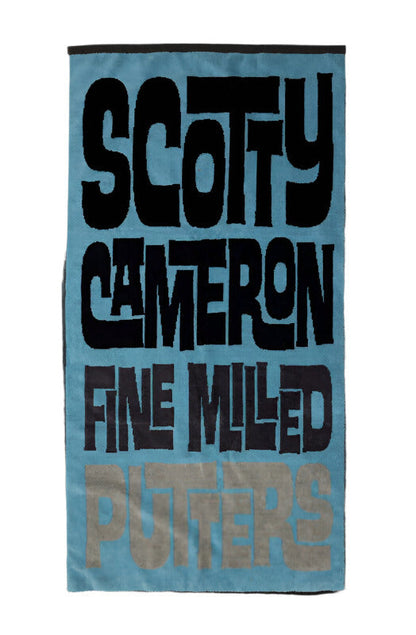 Scotty Cameron - Laguna Stack Golf Towel Black/Blue
