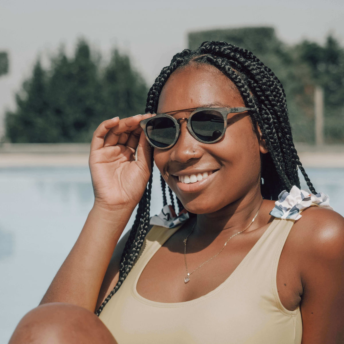 The Shiva - Wooden Sunglasses