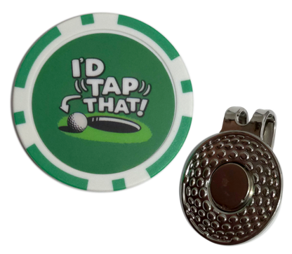 “I’d Tap That” Golf Ball Marker Poker Chip