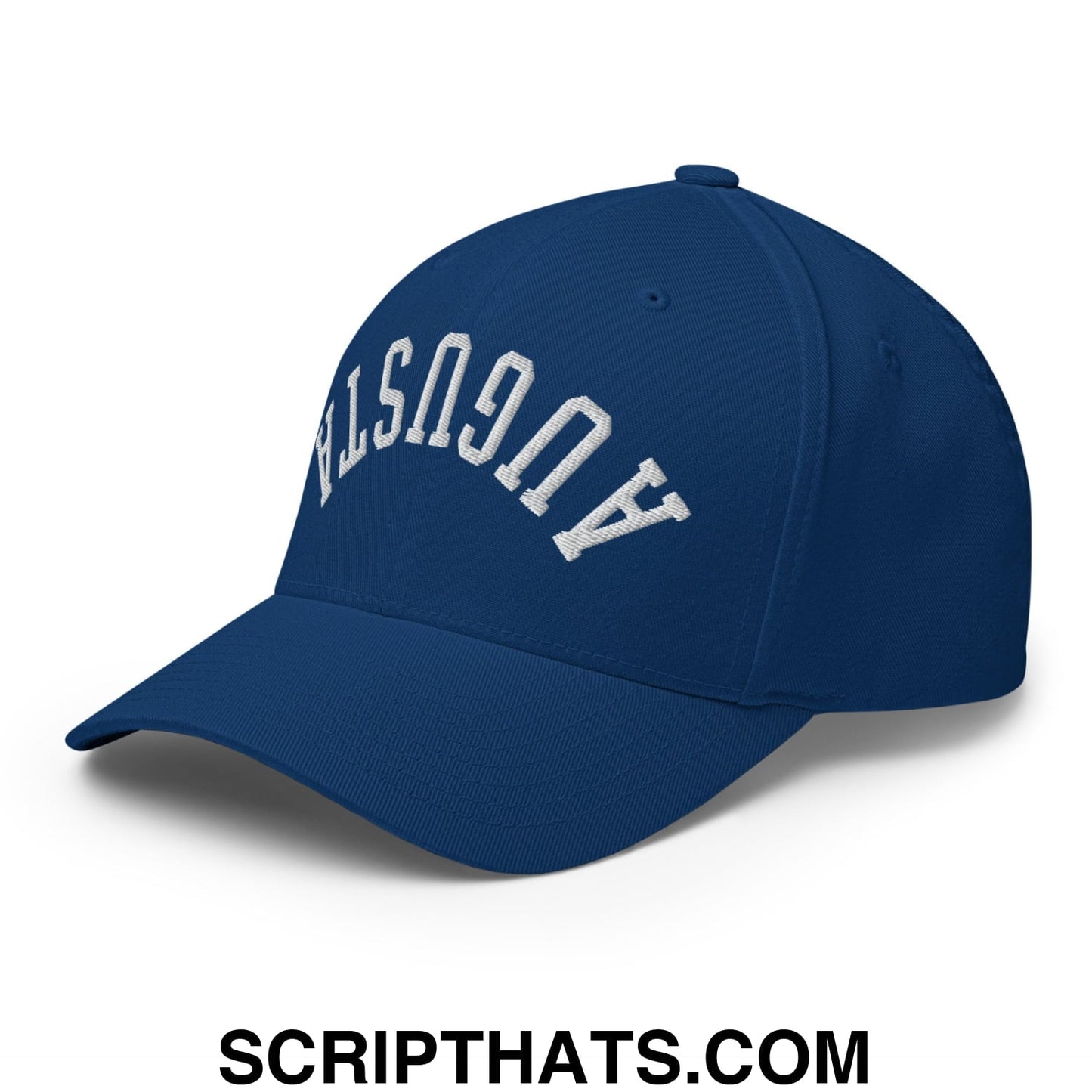 Upside Down Augusta Embroidered Stretch Fit Golf Hat