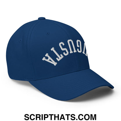 Upside Down Augusta Embroidered Stretch Fit Golf Hat