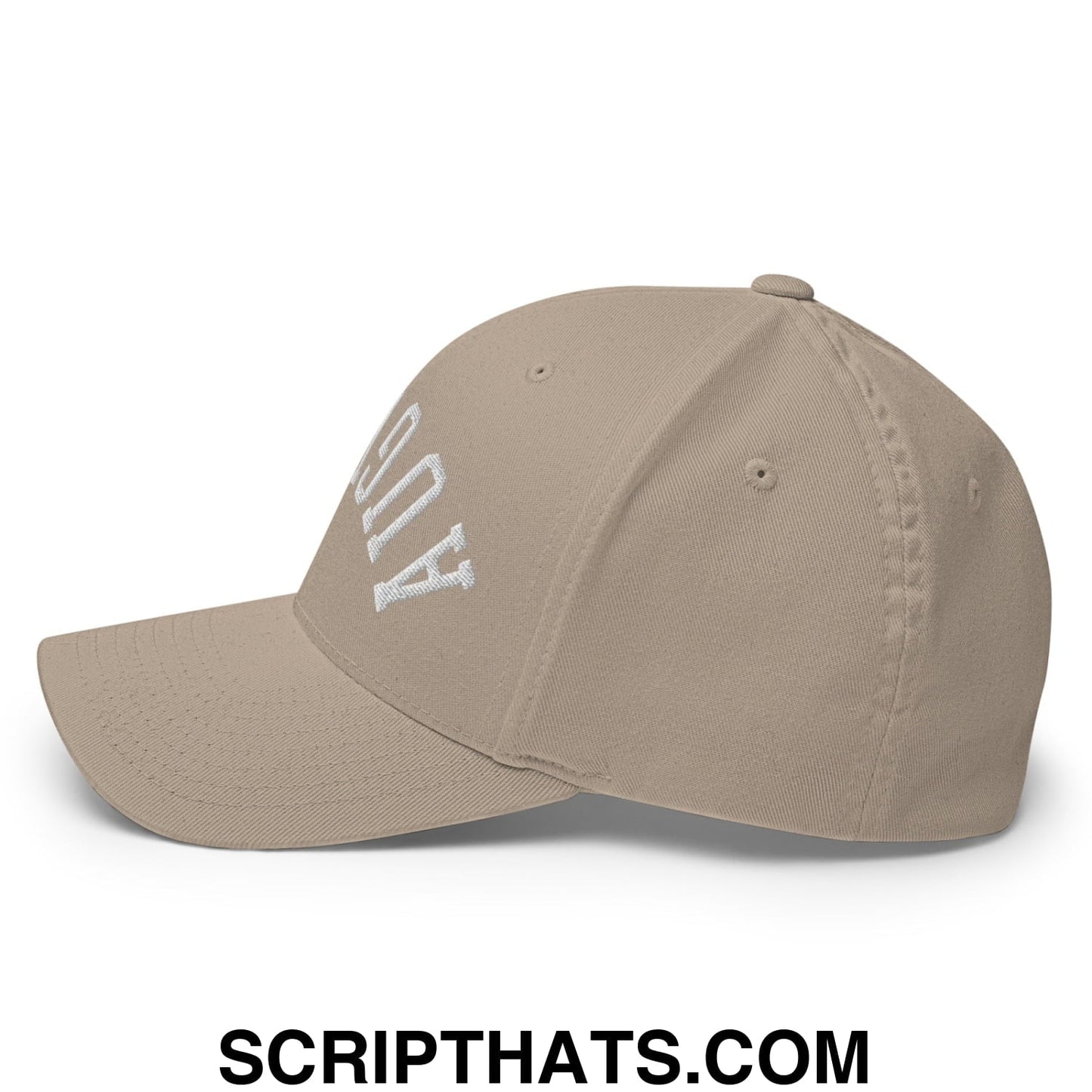 Upside Down Augusta Embroidered Stretch Fit Golf Hat